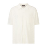 루이비통 【잔디집2】 모노그램 포인텔 코튼 반팔 셔츠（세븐）