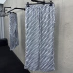 디올 【사슬공장】 오블리크 버뮤다 팬츠