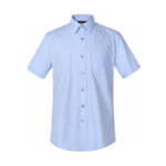 루이비통 【잔디집2】 모노그램 핀 스트라이프 쇼트 슬리브드 클래식 셔츠（세븐）