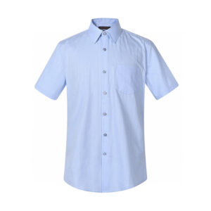 루이비통 【잔디집2】 모노그램 핀 스트라이프 쇼트 슬리브드 클래식 셔츠（세븐）