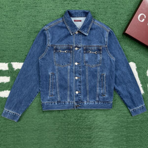 구찌 【잔디집】 코튼 데님 홀스빗 자켓 （레어）