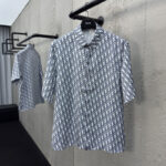 디올 【사슬공장】 오블리크 반팔 셔츠