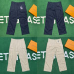 루이비통 【잔디집】 포켓 시그니처 엠브로이더드 카고 팬츠（레어）