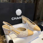 샤넬 【터보】 램스킨 트위드 슬링백（TJ공장）