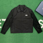 디올 【잔디집】 파리스 라벨 지퍼 블루종 자켓（레어）