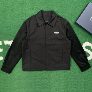 디올 【잔디집】 파리스 라벨 지퍼 블루종 자켓（레어）