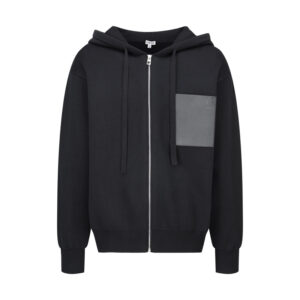 로에베 【잔디집2】 울 후드 집업 스웨트셔츠（세븐）