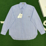 디올 【잔디집】 x 힐튼 넬 스트라이프 오버사이즈 셔츠（레어）