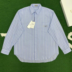 디올 【잔디집】 x 힐튼 넬 스트라이프 오버사이즈 셔츠（레어）