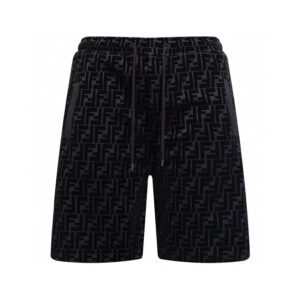 펜디 【잔디집2】 FF 로고 벨벳 숏 팬츠（세븐）