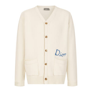 디올 【잔디집2】 x 힐튼 넬 코튼 블렌드 저지 가디건（세븐）