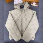 루이비통 【TJ공장】 모노그램 나일론 퀼티드 후드 블루종 （터보）