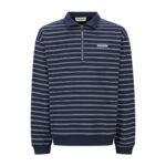 미우미우 【잔디집2】 스트라이프 지퍼 폴로 셔츠 (세븐)