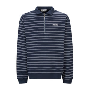 미우미우 【잔디집2】 스트라이프 지퍼 폴로 셔츠 (세븐)