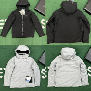 아크테릭스 【잔디집】 마카이 다운 후드 패딩 자켓（레어）