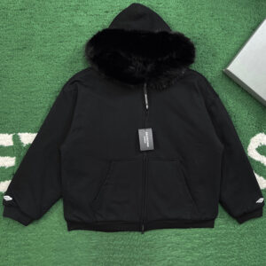 발렌시아가 【잔디집】 3B 스포츠 아이콘 푸퍼 후드 집업 자켓 （레어）