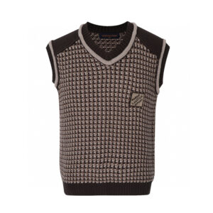 루이비통 【잔디집2】 LV 코튼 스티치 자카드 베스트（세븐）