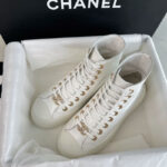 샤넬 [Happy]  24p CC로고 하이탑 스니커즈 (터보공장)