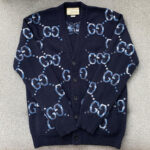 구찌 【TJ공장】 GG 인타르시아 울 가디건（터보）