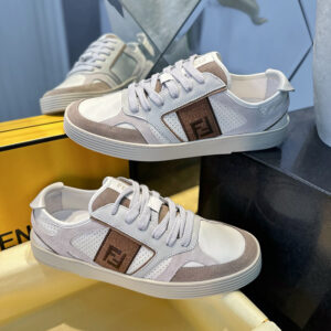 펜디 【TJ공장】 스텝 레더 남성 스니커즈（터보）