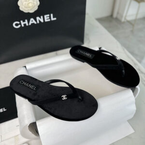 샤넬 [TJ공장] 24S 벨벳 레퍼런스 쪼리 샌들