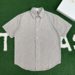 디올 【잔디집】 오블리크 반소매 셔츠（레어）