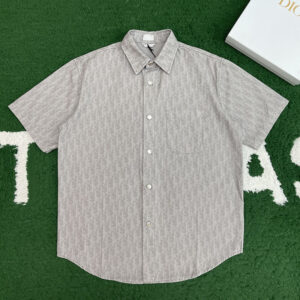 디올 【잔디집】 오블리크 반소매 셔츠（레어）