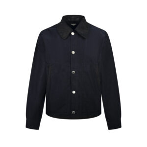 프라다 【잔디집2】 트라이앵글 로고 페인팅 워싱 데님 자켓（세븐）