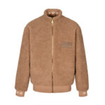 루이비통 【잔디집2】 레더 패치 플리스 블루종（세븐）