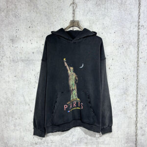 발렌시아가 [사슬공장] 24SS 파리 리버티 디스트레스드 후디