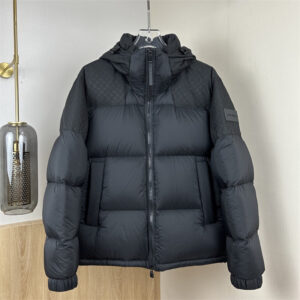 루이비통 나일론 다운 패딩 립스톱 블루종