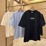 버버리 아카이브 반팔 티셔츠 로고 디스트레스