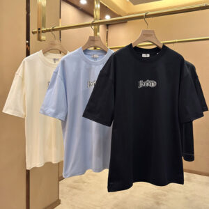 버버리 아카이브 반팔 티셔츠 로고 디스트레스