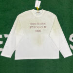 아크네 【잔디집】 로고 릴렉스핏 긴팔 티셔츠（레어）