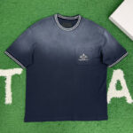 프라다 【잔디집】 포켓 로고 그라데이션 반팔 티셔츠（레어）