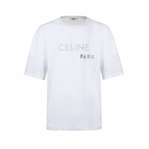 셀린느 【잔디집2】 더블 레이어 코튼 저지 티셔츠 (세븐)