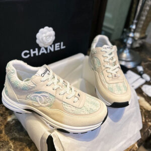 샤넬 (TJ공장) 【터보】 CC로고 스니커즈 코튼 트위드