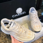 샤넬 (TJ공장) 【터보】 CC로고 스니커즈 코튼 트위드