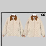 미우미우 【YD공장】 로고 패치 퀼팅 패딩