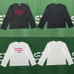 아크네 【잔디집】 1996 시그니처 로고 릴랙스 긴팔 티셔츠 (레어)