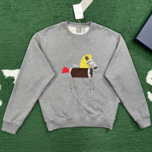 디올 【잔디집】 홀스 자수 프린트 스웨트셔츠 맨투맨 (레어)