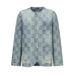 루이비통 【잔디집2】 다미에 데님 3D 시크 자켓（세븐）