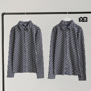 디올 【YD공장】 오버셔츠 자카드 오블리크