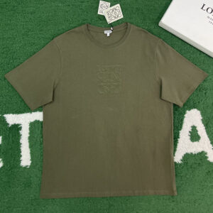 로에베 【잔디집】 아나그램 자수 반팔 티셔츠（레어）