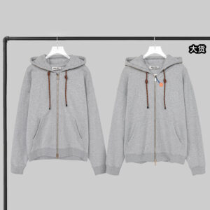 미우미우 【YD공장】 체스트 로고 후드 집업