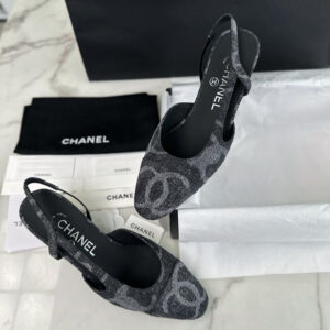 샤넬 【TJ공장】 24K 데님 트위드 슬링백 (터보)