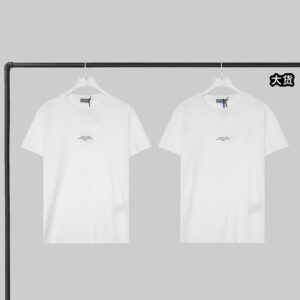 디올 【YD공장】 몽테뉴 스몰 로고 반팔 티셔츠 화이트