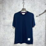 톰브라운 【사슬공장】 사이드슬릿 반팔 티셔츠 네이비