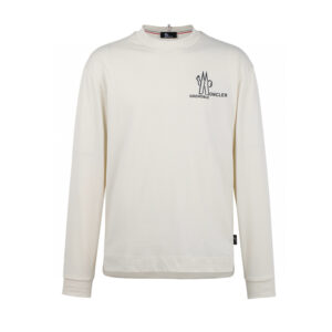 몽클레어 【잔디집2】 그레노블 로고 긴팔 티셔츠（세븐）