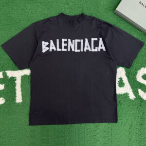 발렌시아가 【잔디집】 미디엄 핏 티셔츠 테이프 타입 （레어）